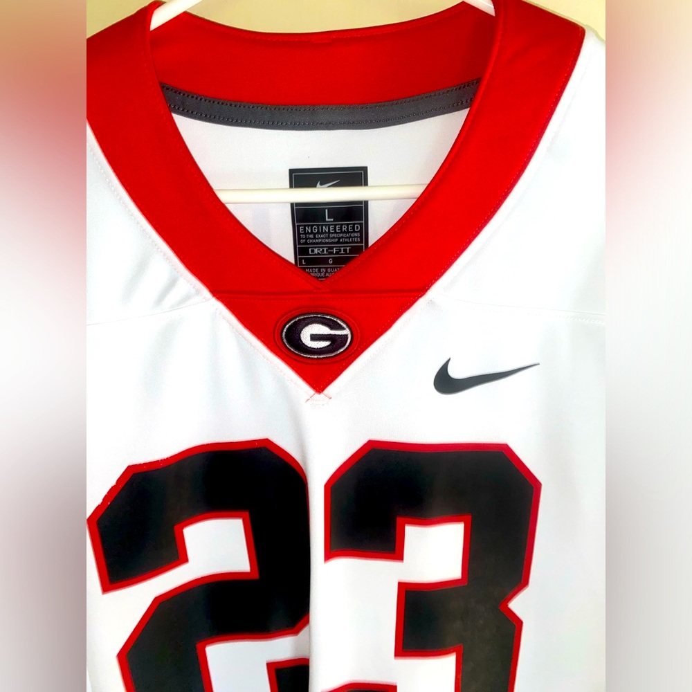 Brand new Nike football jersey. Tykee Smith #23 Large All white , embroidered G.